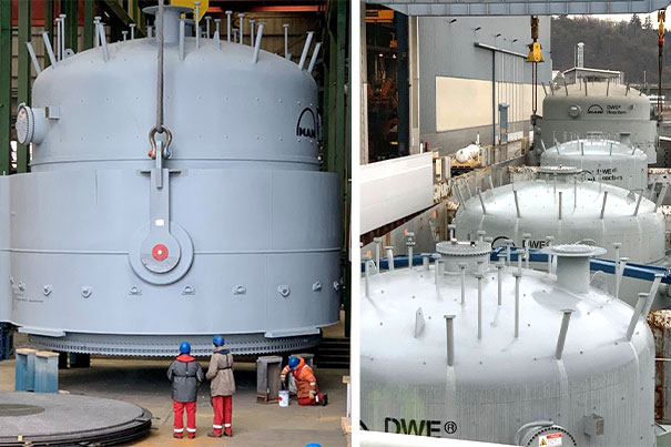 September 2021 – FOB Anlieferung von Reaktoren